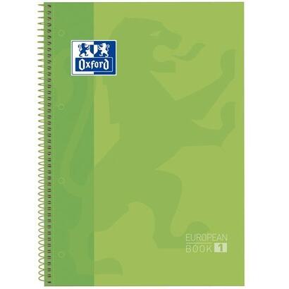 oxford-cuaderno-europeanbook-1-microperforado-80-hojas-1-linea-tapas-extraduras-classic-a4-verde-manzana-5u-