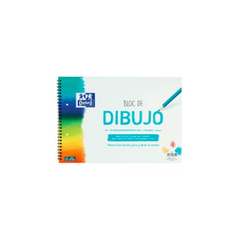 oxford-bloc-dibujo-escolar-multitaladro-2-t-blanda-espiral-20h-130gr-a4-liso-blanco