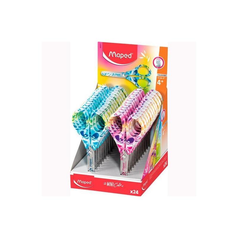 maped-tijeras-mini-cute-13cm-surtido-multicolor-caja-expositora-24u-