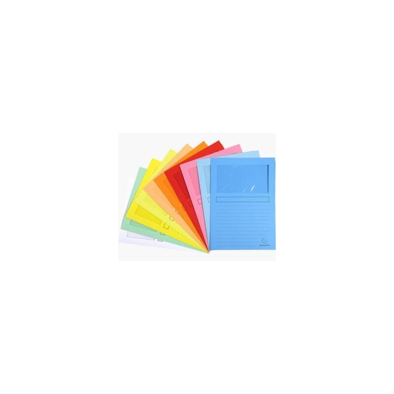 exacompta-subcarpetas-a4-con-ventana-super-colores-surtidos-160gr-100u-