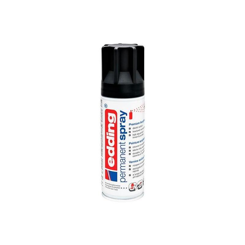 edding-pintura-permanente-en-spray-bote-200ml-negro-mate