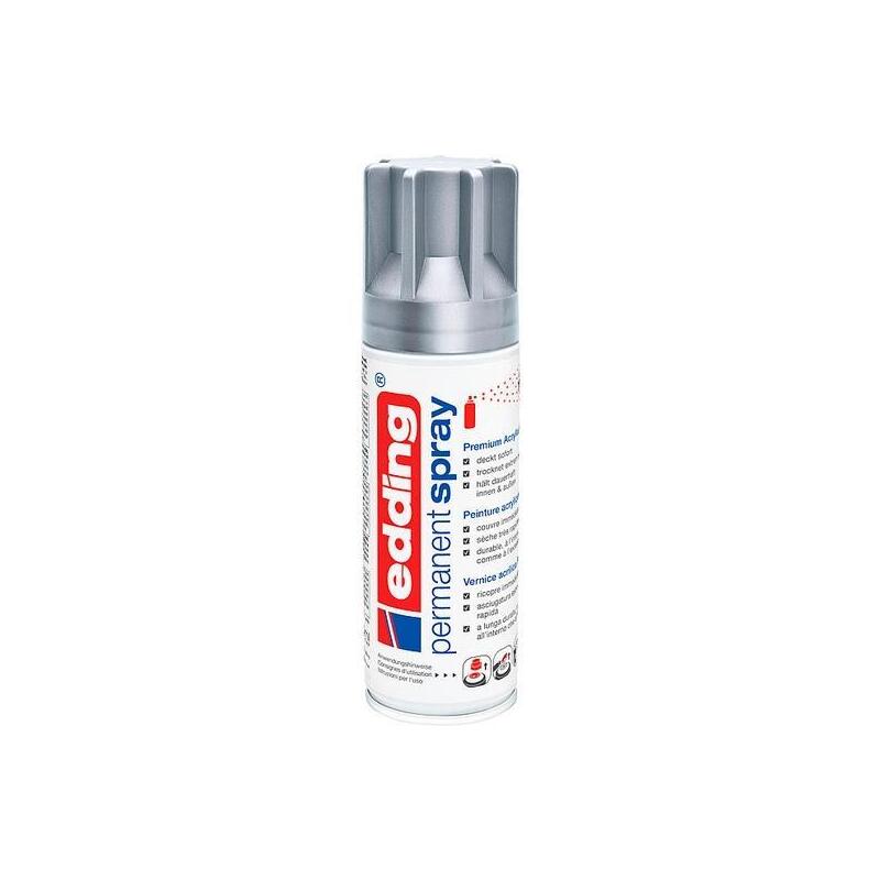 edding-pintura-permanente-en-spray-bote-200ml-plata-mate