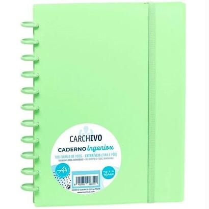 carchivo-cuaderno-ingeniox-pastel-espiral-a4-100h-100gr-cuadricula-5x5-tapas-pp-semi-rigido-cierre-cgoma-verde