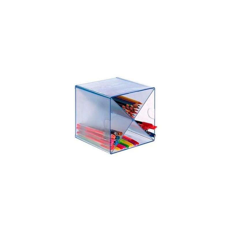 archivo-2000-organizador-archicubo-divisor-en-aspa-4-compartimentos-150x150x150-mm-azul-transparente