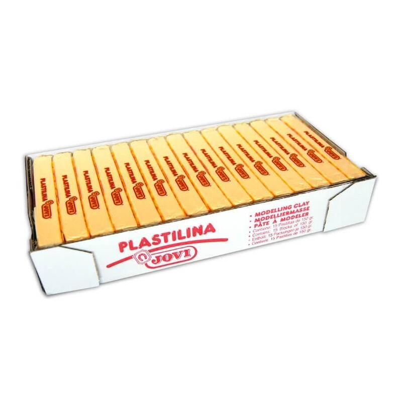 jovi-caja-15-pastillas-plastilina-school-150gr-amarillo