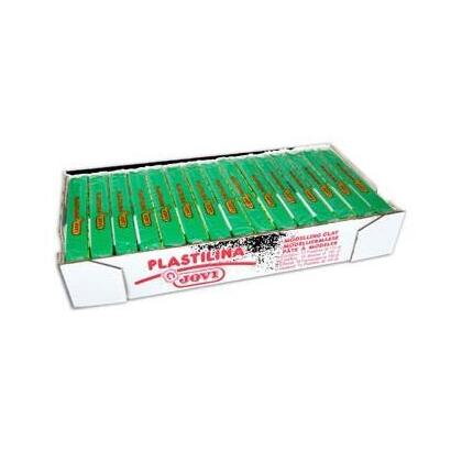 jovi-school-plastilina-pastillas-de-150-gr-verde-claro-caja-de-15