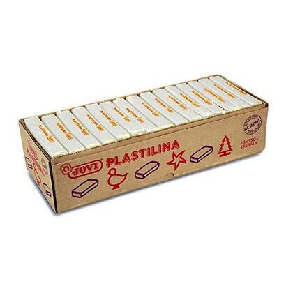 jovi-plastilina-unicolor-en-pastillas-de-350gr-blanco-caja-de-15u-