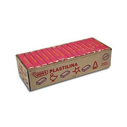 jovi-plastilina-unicolor-en-pastillas-de-350gr-rojo-caja-de-15u-