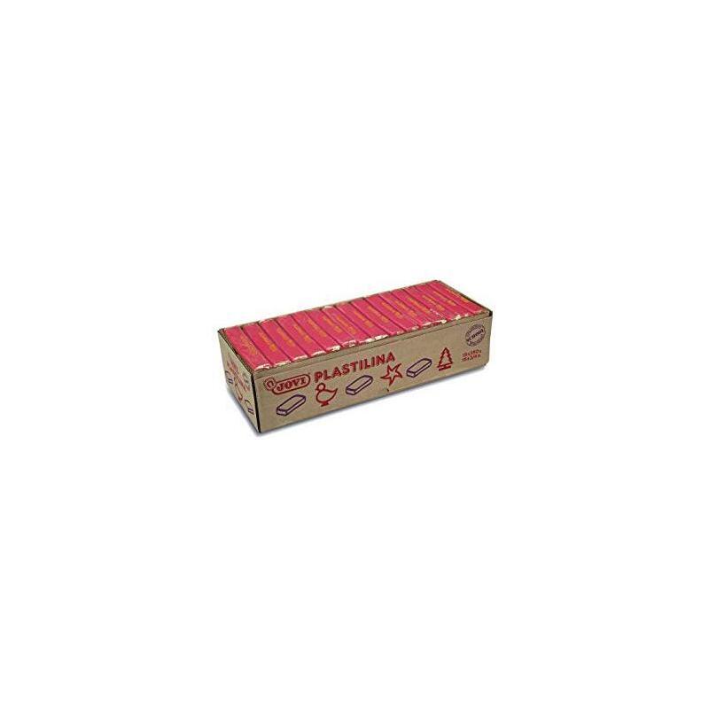 jovi-plastilina-unicolor-en-pastillas-de-350gr-rojo-caja-de-15u-