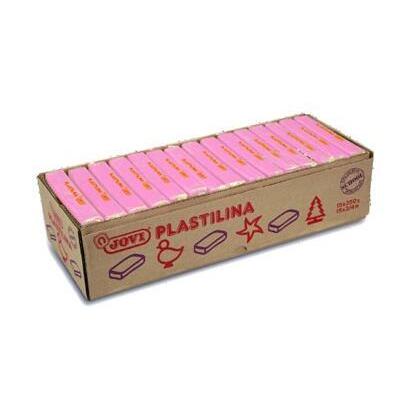 jovi-plastilina-unicolor-en-pastillas-de-350gr-rosa-caja-de-15u-
