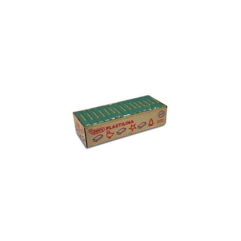 jovi-plastilina-unicolor-en-pastillas-de-350gr-verde-oscuro-caja-de-15u-