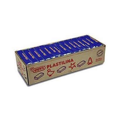 jovi-plastilina-caja-de-15-pastillas-350gr-unicolor-azul-oscuro