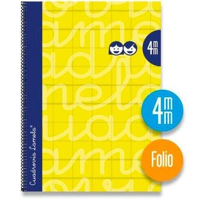 lamela-cuaderno-espiral-80-hojas-folio-cuadricula-4x4-con-margen-amarillo-paquete-5u-