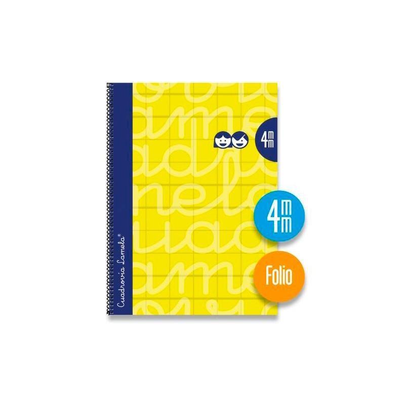 lamela-cuaderno-espiral-80-hojas-folio-cuadricula-4x4-con-margen-amarillo-paquete-5u-