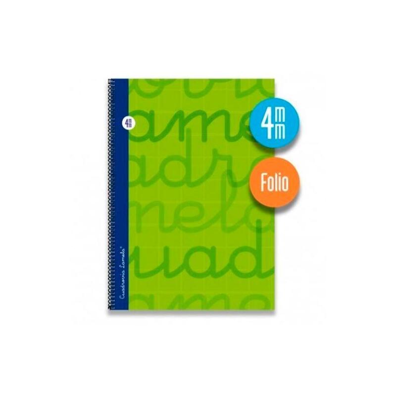 lamela-cuaderno-espiral-80-hojas-folio-cuadricula-4x4-con-margen-verde-paquete-5u-
