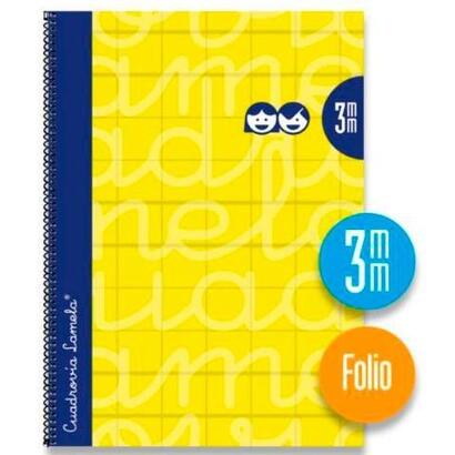 lamela-cuaderno-espiral-80-hojas-folio-cuadricula-3x3-con-margen-amarillo-paquete-5u-