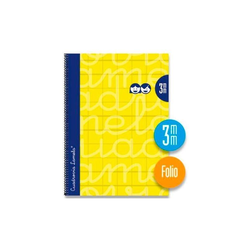 lamela-cuaderno-espiral-80-hojas-folio-cuadricula-3x3-con-margen-amarillo-paquete-5u-