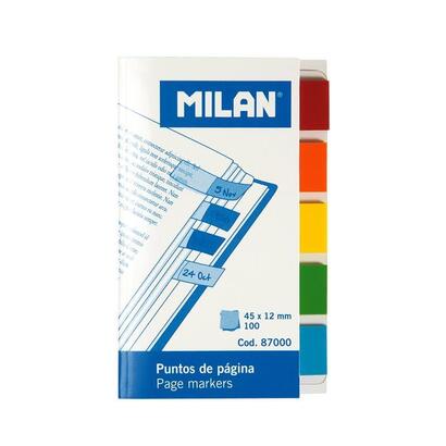 milan-marcadores-de-pagina-100-puntos-45x12mm-5-colores-transparentes