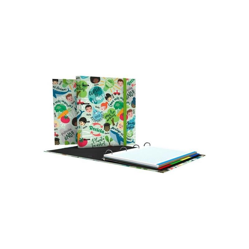 grafoplas-carpebook-4-anillas-mixtas-d35-revolution-green-4-separadores-crecambio-100h-a4-carton-plastificado