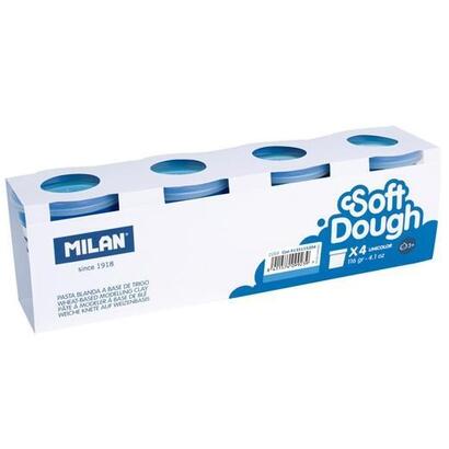 milan-pasta-blanda-soft-dough-caja-4-botes-116gr-azul