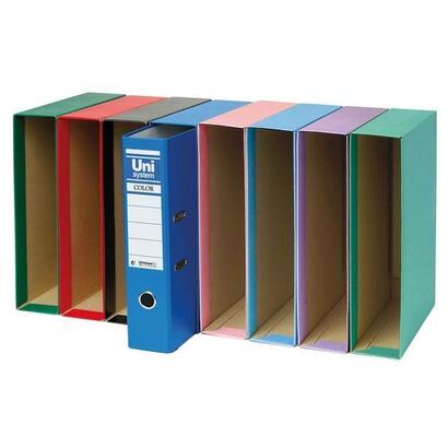 unisystem-color-cajetin-para-archivador-palanca-65mm-folio-rojo