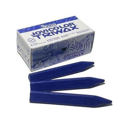 jovi-ceras-jovicolor-triwax-82mm-azul-oscuro-caja-12u-