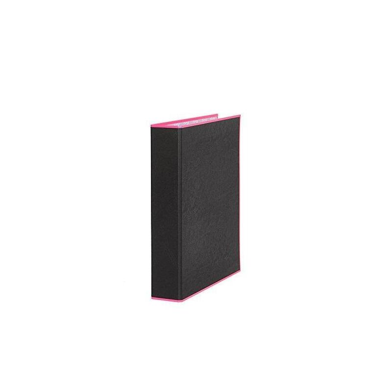 pardo-carpeta-negra-de-anillas-con-borde-neon-2x25mm-a4-pp-rosa-sueltas