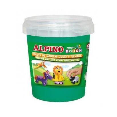 alpino-pasta-de-moldear-magic-dough-bote-160gr-verde