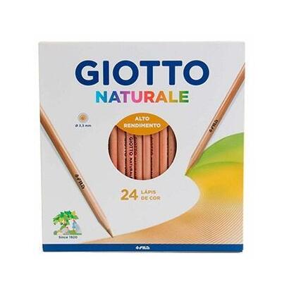 giotto-lapices-de-colores-naturale-estuche-de-24