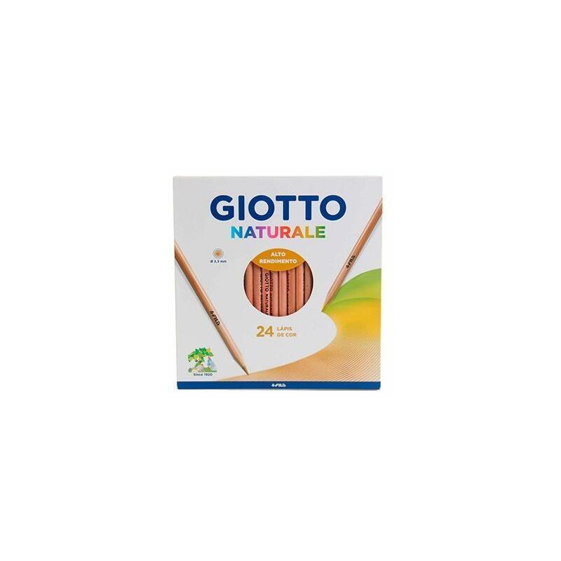 giotto-lapices-de-colores-naturale-estuche-de-24