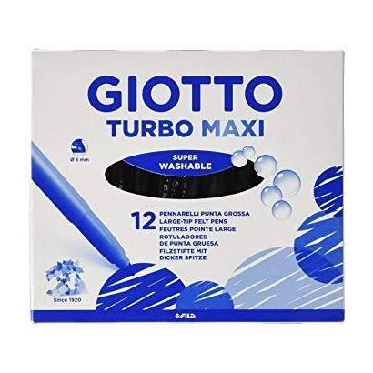 giotto-rotuladores-turbo-maxi-amarillo-oscuro-estuche-de-12