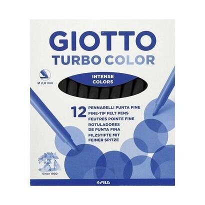 giotto-rotuladores-de-colores-turbo-color-estuche-de-12-negro