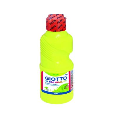 giotto-tempera-fluo-amarillo-botella-250-ml