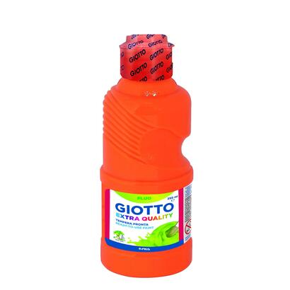 giotto-tempera-fluo-naranja-botella-250-ml