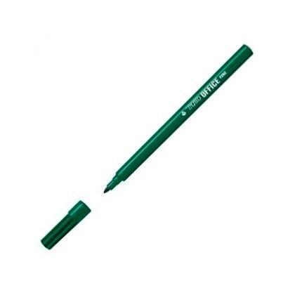 tratto-office-fine-rotulador-punta-de-fibra-verde-12u-
