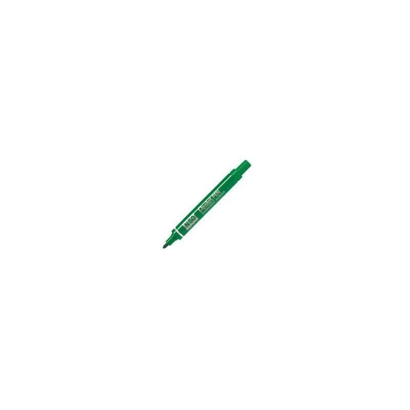 pentel-pen-n50-be-marcador-permanente-cuerpo-aluminio-verde-y-punta-media-conica-12u-