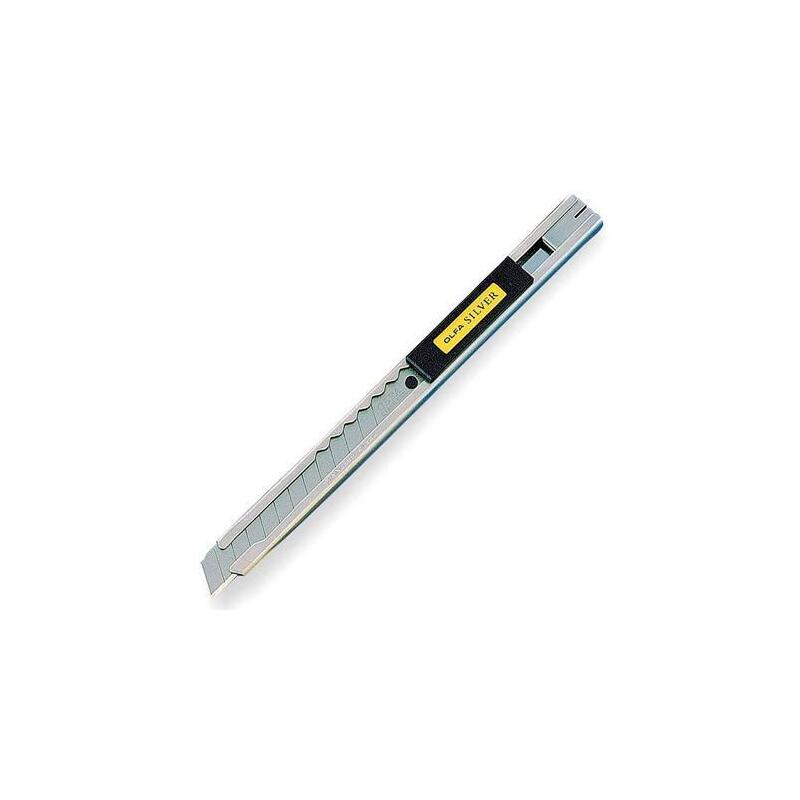 olfa-cutter-silver-cuchilla-fracturable-de-9-mm-sistema-avance-cuchilla-automatico