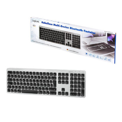 teclado-aleman-logilink-id0206-bluetooth-gris