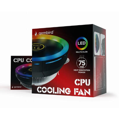 gembird-cpu-cooling-fan-huracan-argb-x110-124cm-75-w-multicolor-led-4-pin