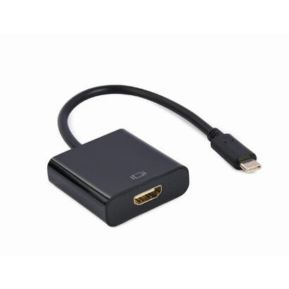 gembird-usb-tipo-c-to-hdmi-adapter-cable-4k30hz-15cm-black