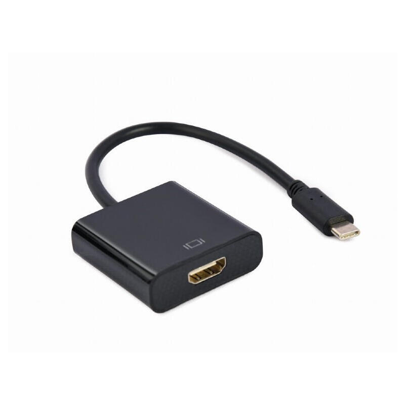 gembird-usb-tipo-c-to-hdmi-adapter-cable-4k60hz-15cm-black gembird-usb-tipo-c-to-hdmi-adapter-cable-4k60hz-15cm-black