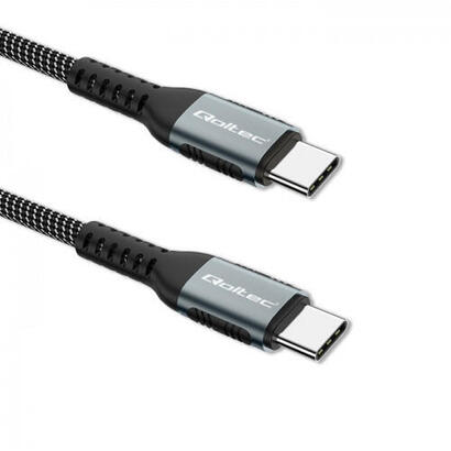 cable-qoltec-52357-usb-20-tipo-c-cable-usb-20-tipo-c-100w-qc-30-pd-1m-black