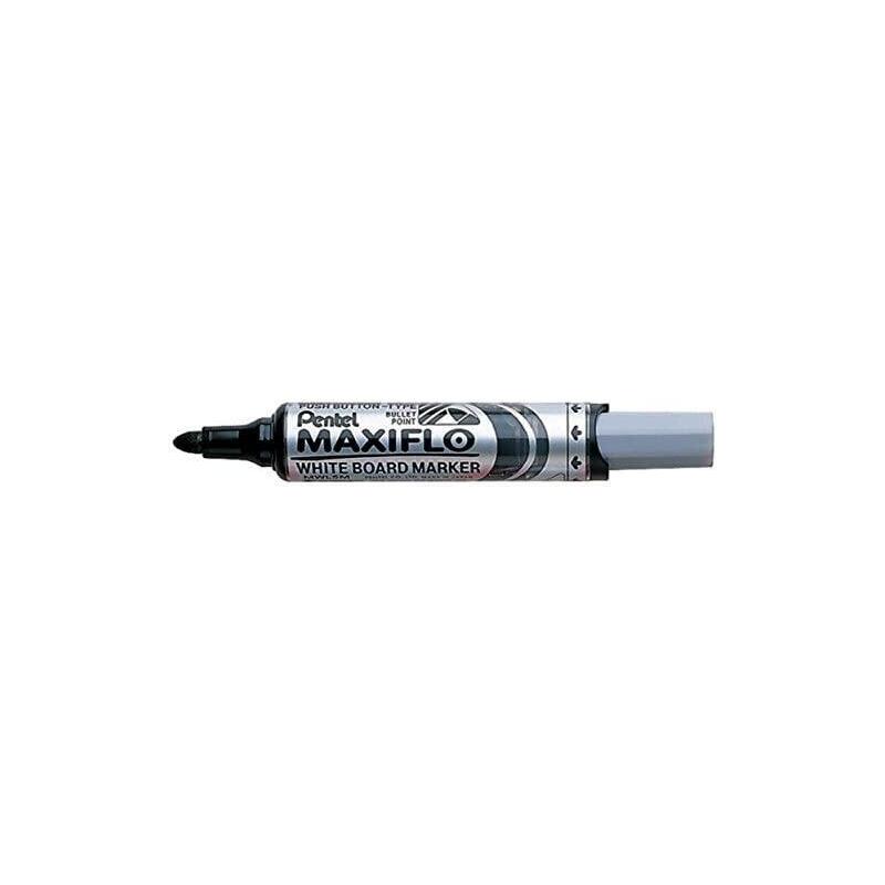 pack-de-12-unidades-pentel-maxiflo-rotulador-para-pizarra-blanca-regulacion-del-flujo-de-tinta-punta-redonda-ancho-de-linea-25mm