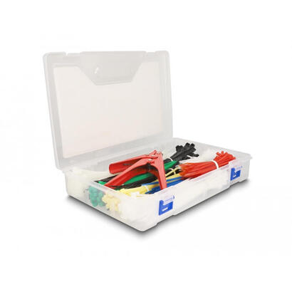 delock-caja-de-surtido-de-bridas-con-herramienta-de-instalacion-de-bridas-600-piezas-de-colores-surtidos
