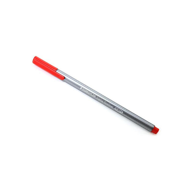 staedtler-triplus-334-rotulador-de-punta-fina-rojo-1-piezas