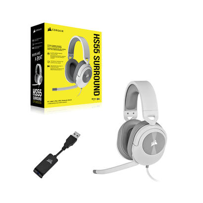 auricular-corsair-stereo-corsair-hs55-surround-blanco-gaming-usbca-9011266-eu