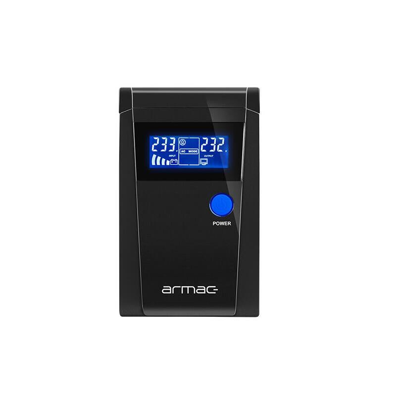 armac-ups-office-pure-sine-wave-850va-lcd-2x-schuko-230v-metal-case