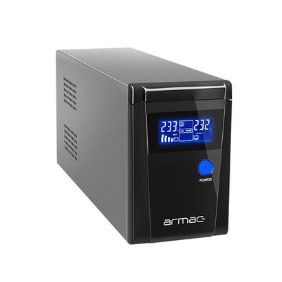 armac-ups-office-pure-sine-wave-850va-lcd-2x-schuko-230v-metal-case