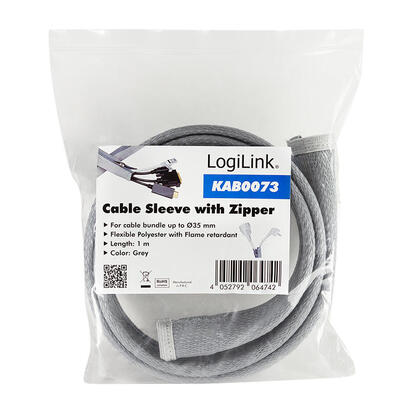 logilink-manguera-de-cable-con-cremallera-o-50-mm-grey-1m