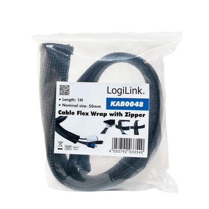 logilink-manguera-de-cable-con-cremallera-o-50-mm-grey-2m